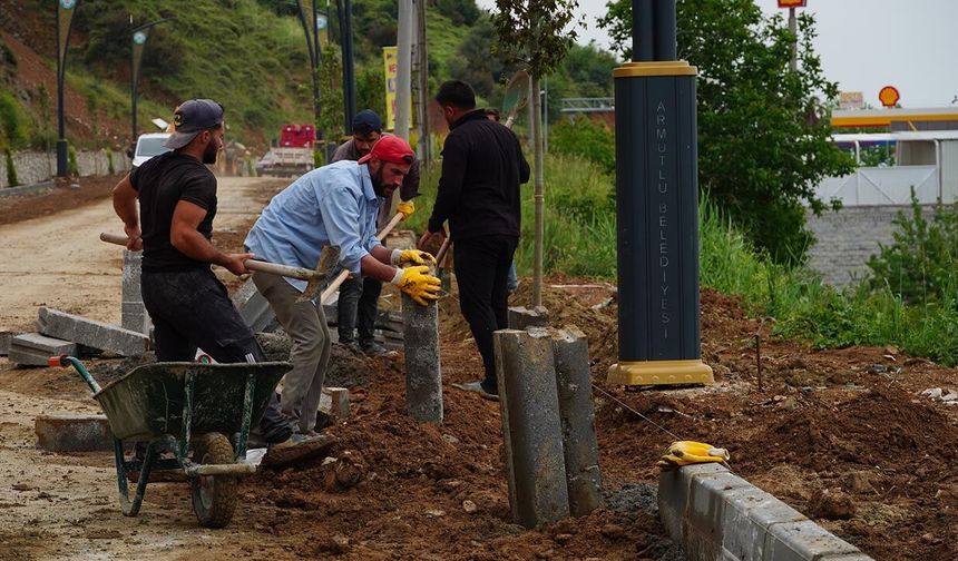 Armutlu’nun Girişine Estetik Dokunuş