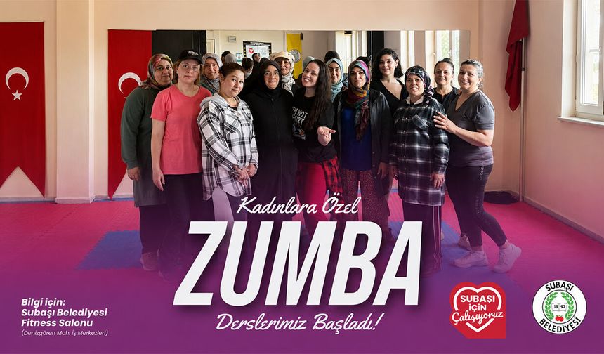 Subaşı’nda Kadınlar Zumba İle Form Tutuyor