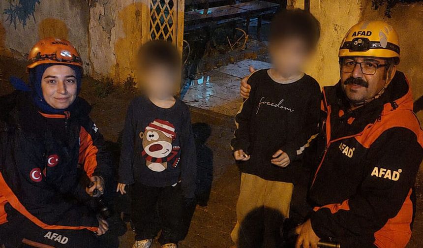 Yalova’da Kaybolan İki Çocuk Termal Drone İle Bulundu