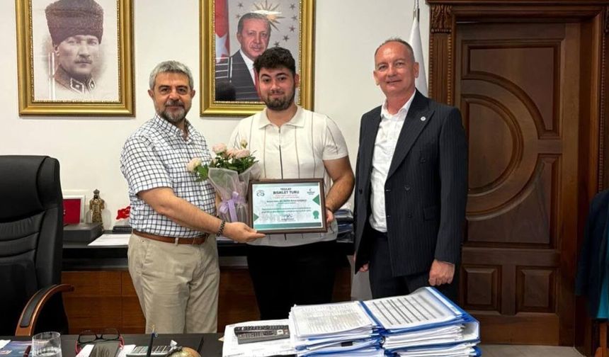 Yeşilay’dan İl Sağlık Müdürlüğü’ne Teşekkür Belgesi