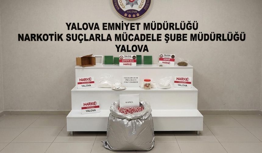Yalova Polisi'nden Zehir Tacirlerine Büyük Darbe