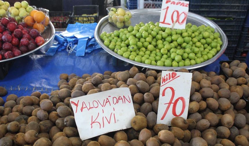 Yalova’da Sebze ve Meyve Fiyatları Düşüşte