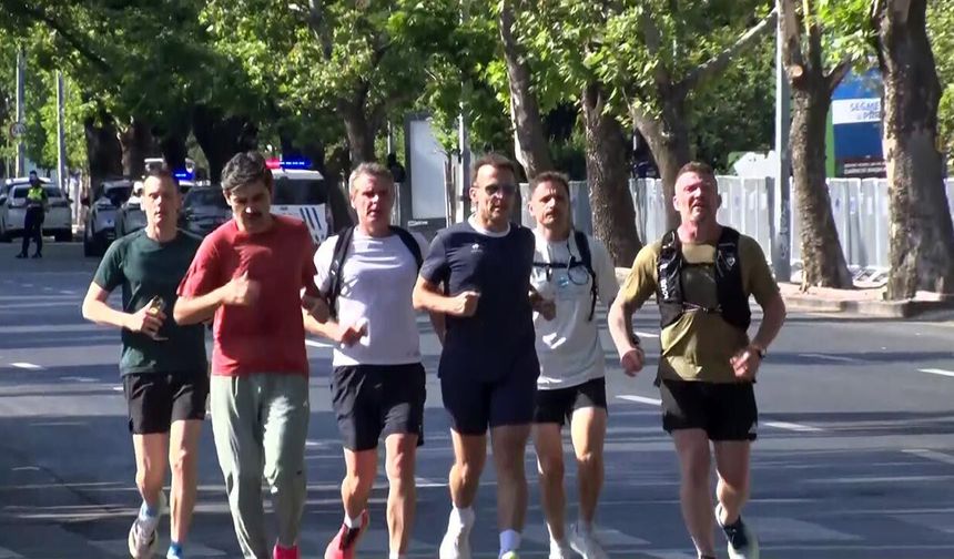 Fransa Cumhurbaşkanı Macron, Ankara'da Sabah Koşusu Yaptı
