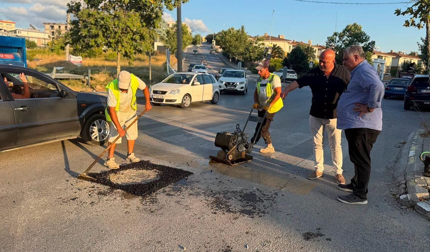 Yalova Belediyesi'nden Yol Güvenliğini Artıracak Altyapı Çalışması