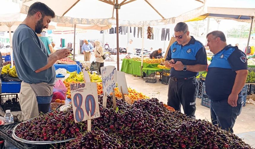 Yalova Belediyesi’nden Pazar Yerinde Künye Denetimi