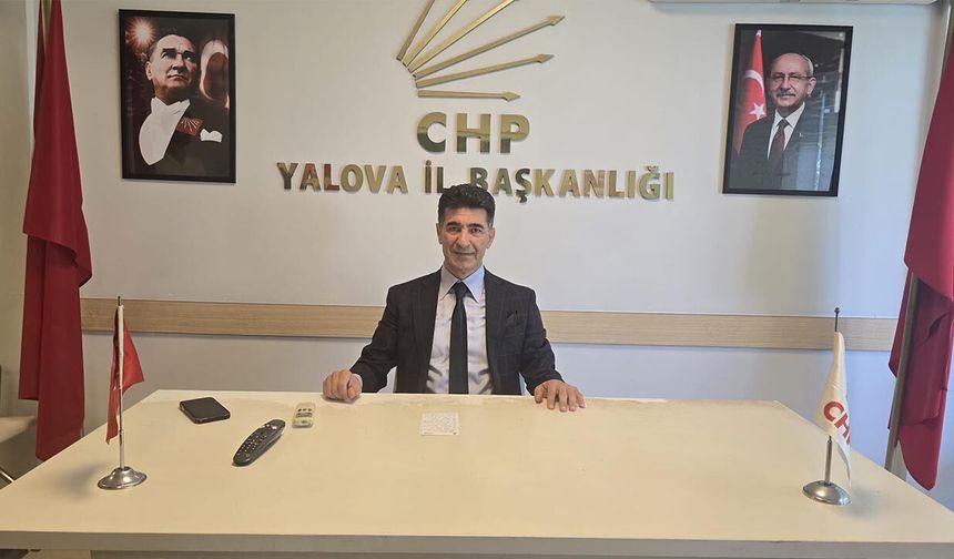 CHP Yalova’da Mesut Tutuğ Dönemi Başladı