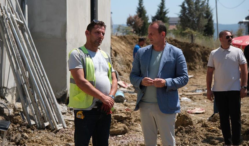 Başkan Yele, Bayraktepe Su Deposunda Son Durumu İnceledi