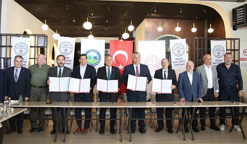 Yalova Hacı Saffet Çam Vakfı'ndan Dev Protokoller