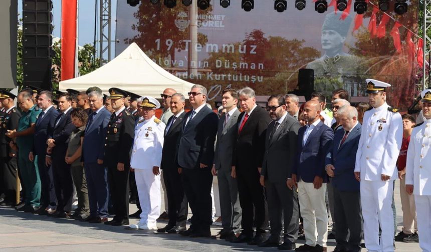 Yalova'nın Düşman İşgalinin Kurtuluşunun 105. Yılı Coşkuyla Kutlandı
