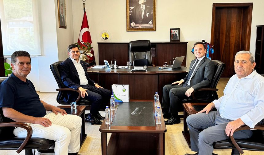 Yalova İl Özel İdaresi Heyetinden Kaymakam Bayram’a Ziyaret