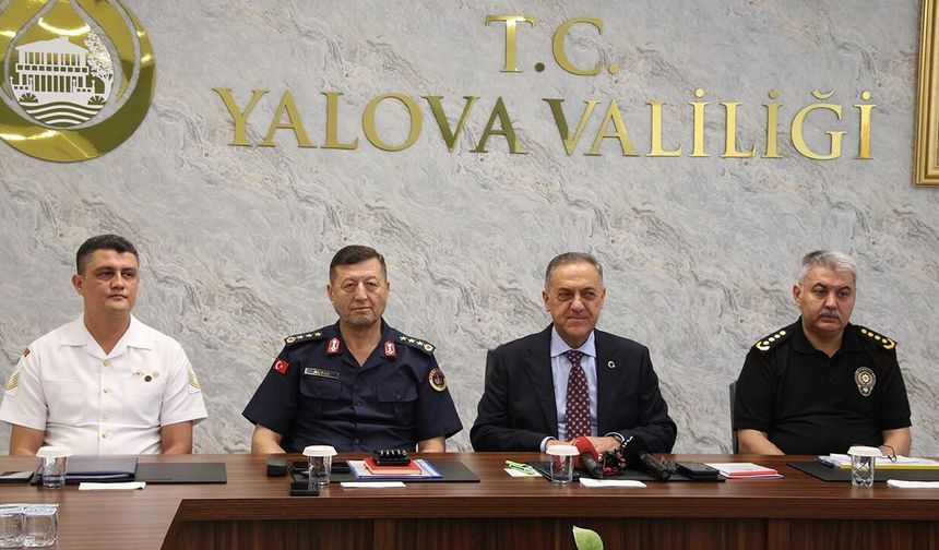 Vali Dr. Usta, Yalova’daki 6 Aylık Bilançoyu Açıkladı