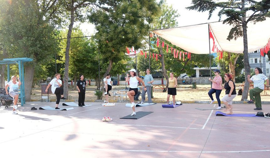 Çiftlikköy’de Sabah Sporu Neşesi