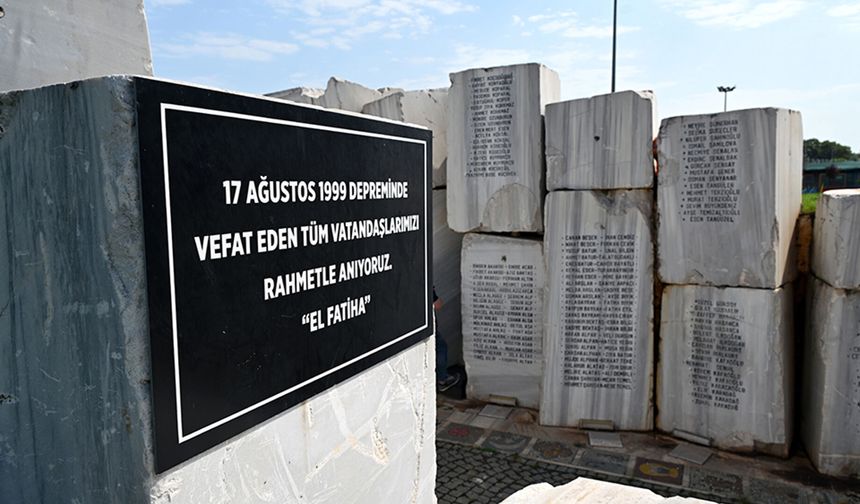 Yalova 17 Ağustos Depremi’ni Unutmuyor