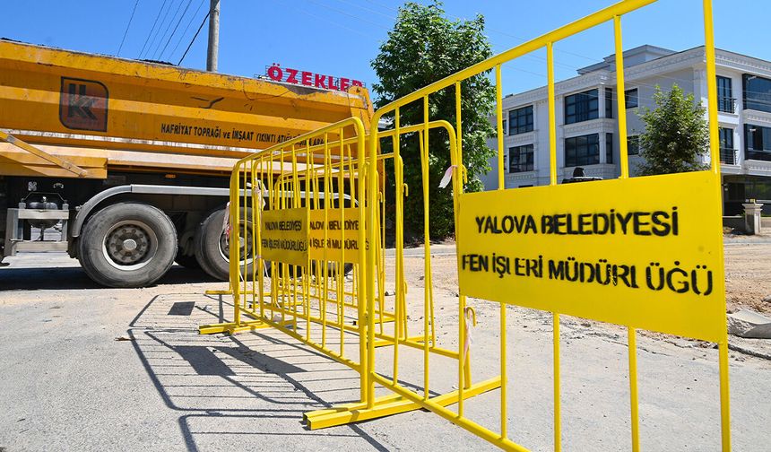 Yalova Belediyesi’nden Nehir Sokak’a Konforlu Dokunuş