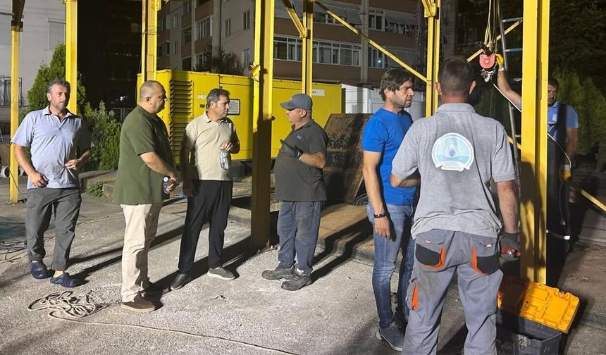 Çınarcık’taki Arızaya İSKİ Desteği