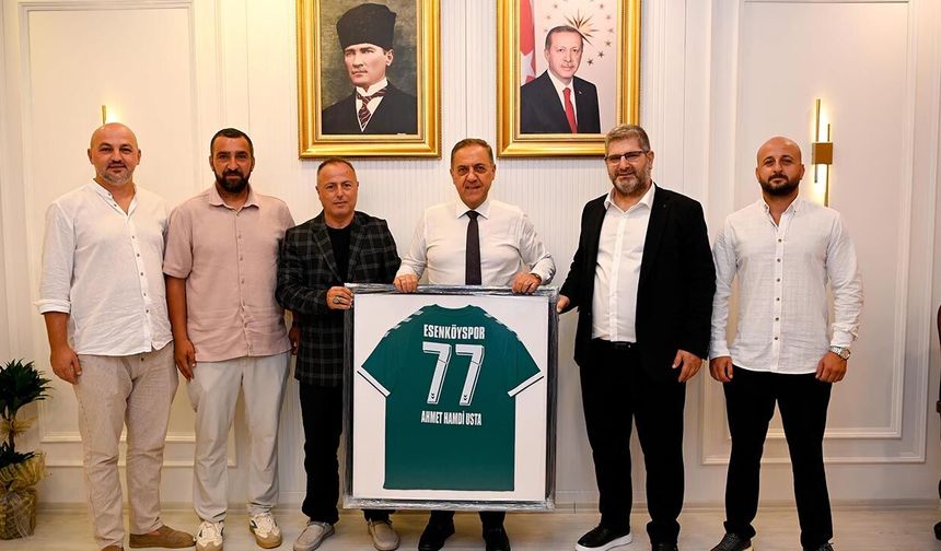 Vali Usta, Esenköyspor Yönetimini Ağırladı