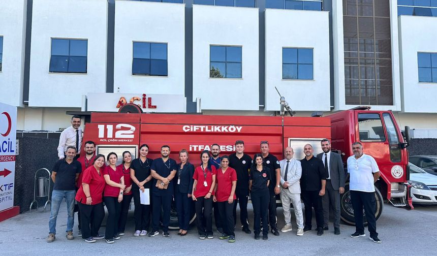 Aktif Hastanesi Personeline Yangın Eğitimi Verildi