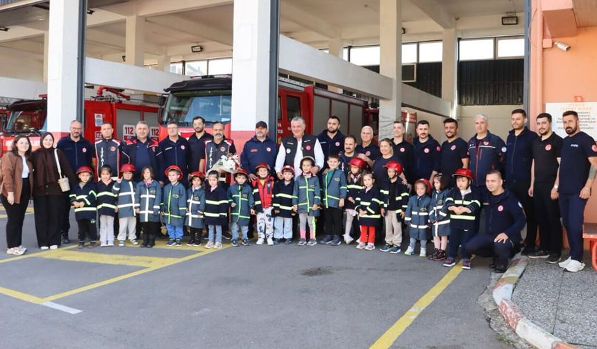 Başkan Gürel, İtfaiye Haftası’nda Personelle Buluştu