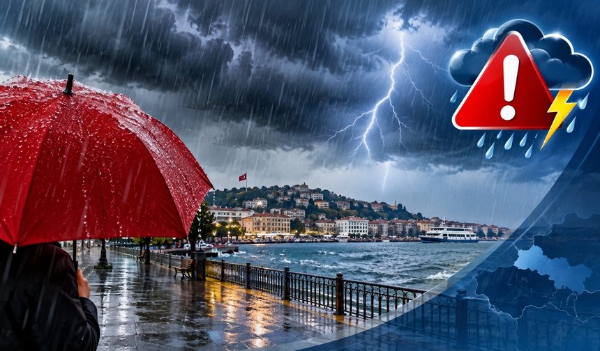 Meteoroloji’den Yalova İçin Kuvvetli Yağış Uyarısı