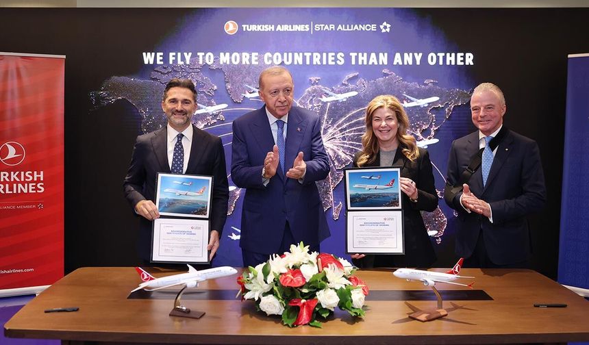 Türk Hava Yolları, Boeing'le Anlaşma İmzaladı