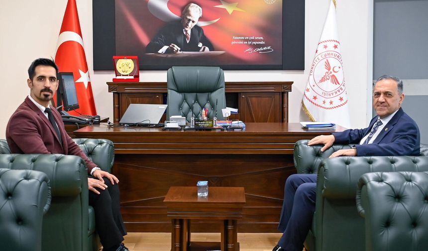 Vali Usta’dan Başhekim Özcan’a İadeiziyaret