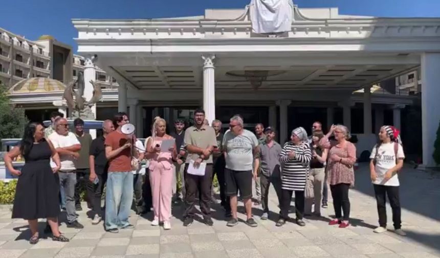 Yalova’da Otel Çalışanları Haklarını Arıyor