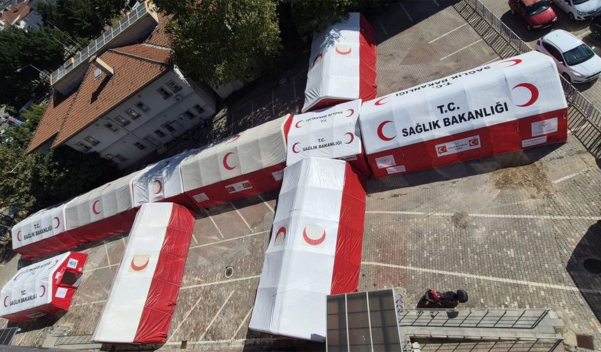 Yalova’da Sahra Hastanesi Her An Göreve Hazır