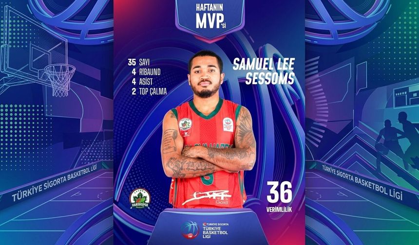 Sessoms Haftanın MVP’si Oldu