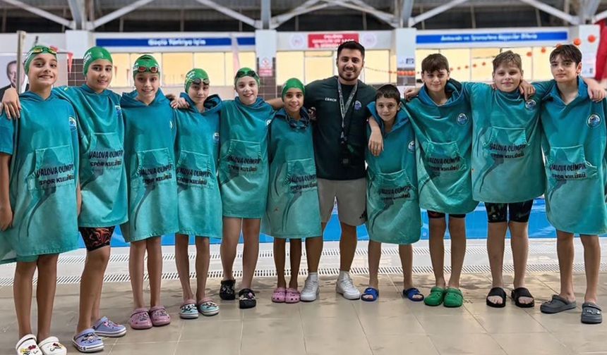 Havuzda "Yalova Olimpik Spor Kulübü" Başarılarıyla Dikkat Çekiyor