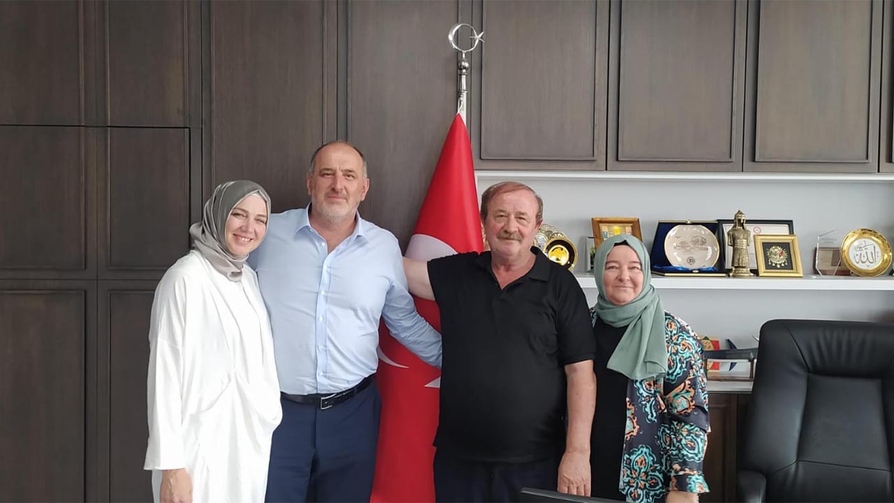 Başkan Temel’i ziyaret ettiler (1)