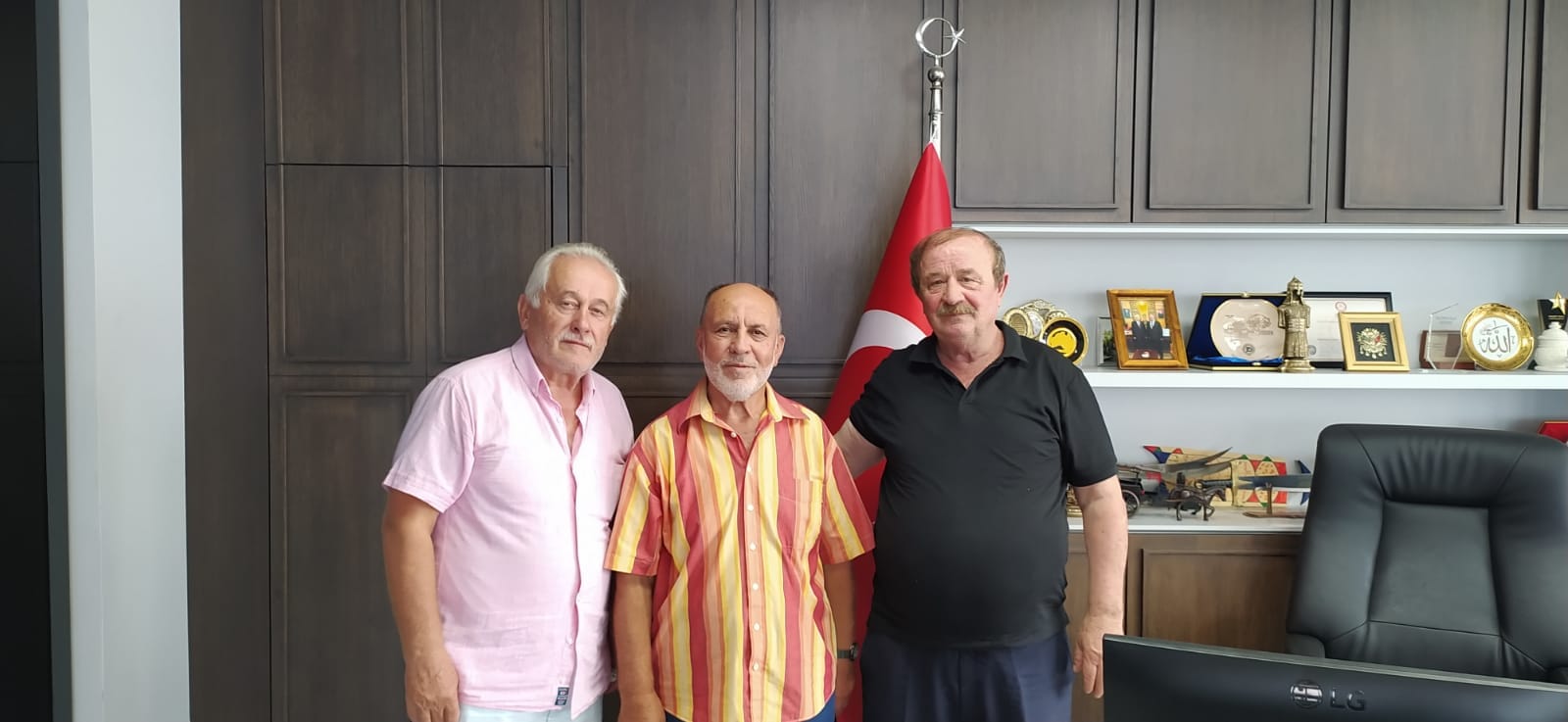 Başkan Temel’i ziyaret ettiler (3)
