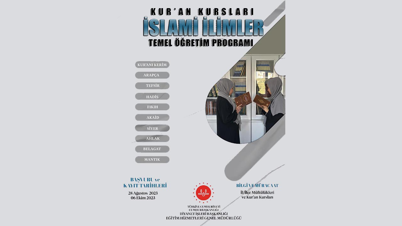 İslami İlimler Temel Öğretim Programları Başlıyor (1)