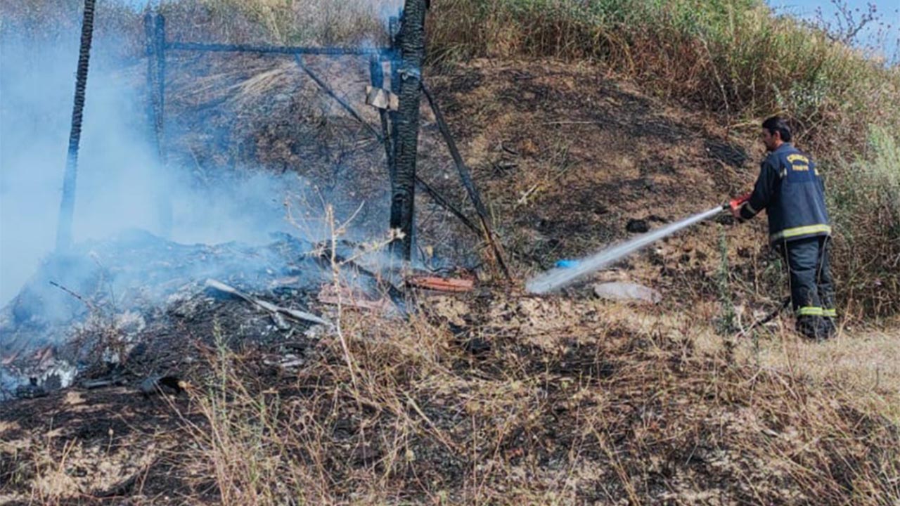 ÇALICA’DA MEYDANA GELEN YANGIN SÖNDÜRÜLDÜ (2)