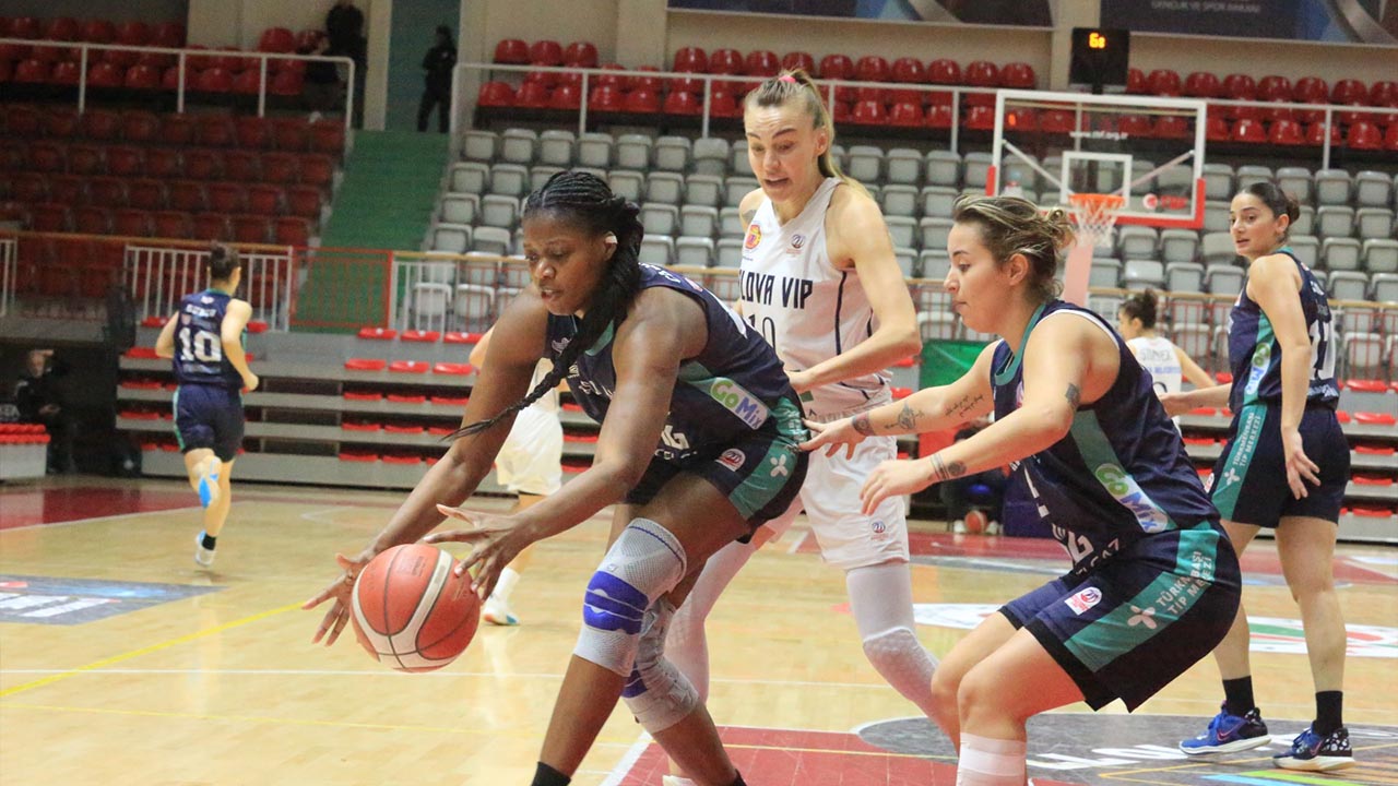 Yalova Vip Kadin Basketbol Adana Yolcu Galibiyet (2)
