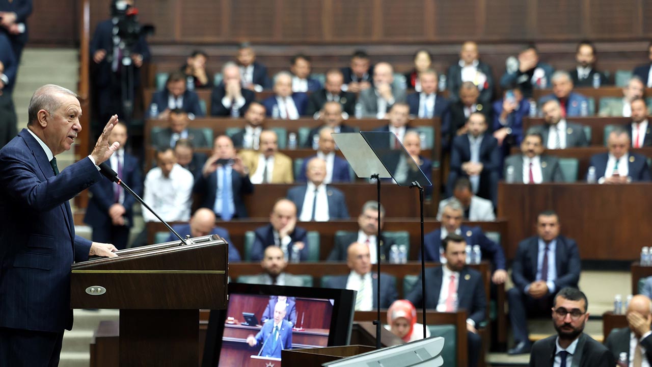 Recep Tayyip Erdoğan Grup Toplantı Akp Israil Filistin (4)
