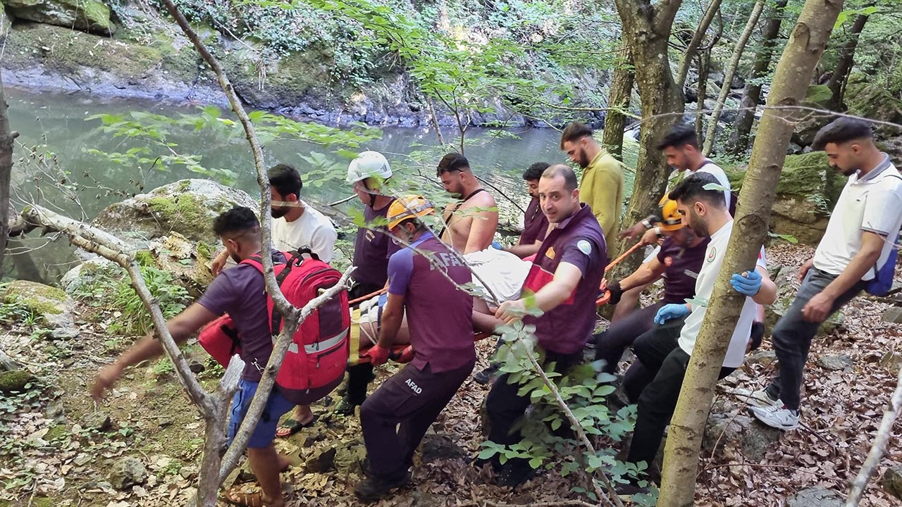 Yalova Çınarcık Teşvikiye Şelale Yaralı (1)