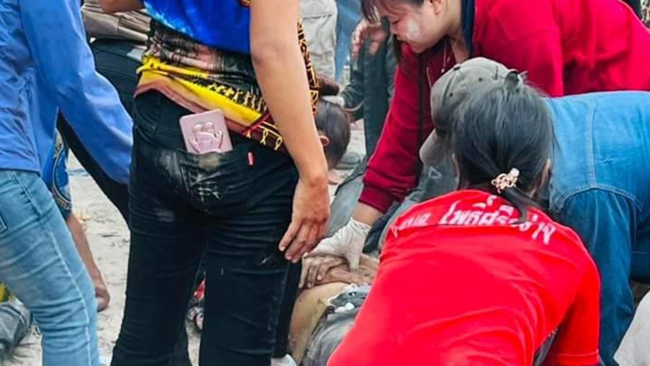 Tayland Roket Festival Kaza Yaralı (4)