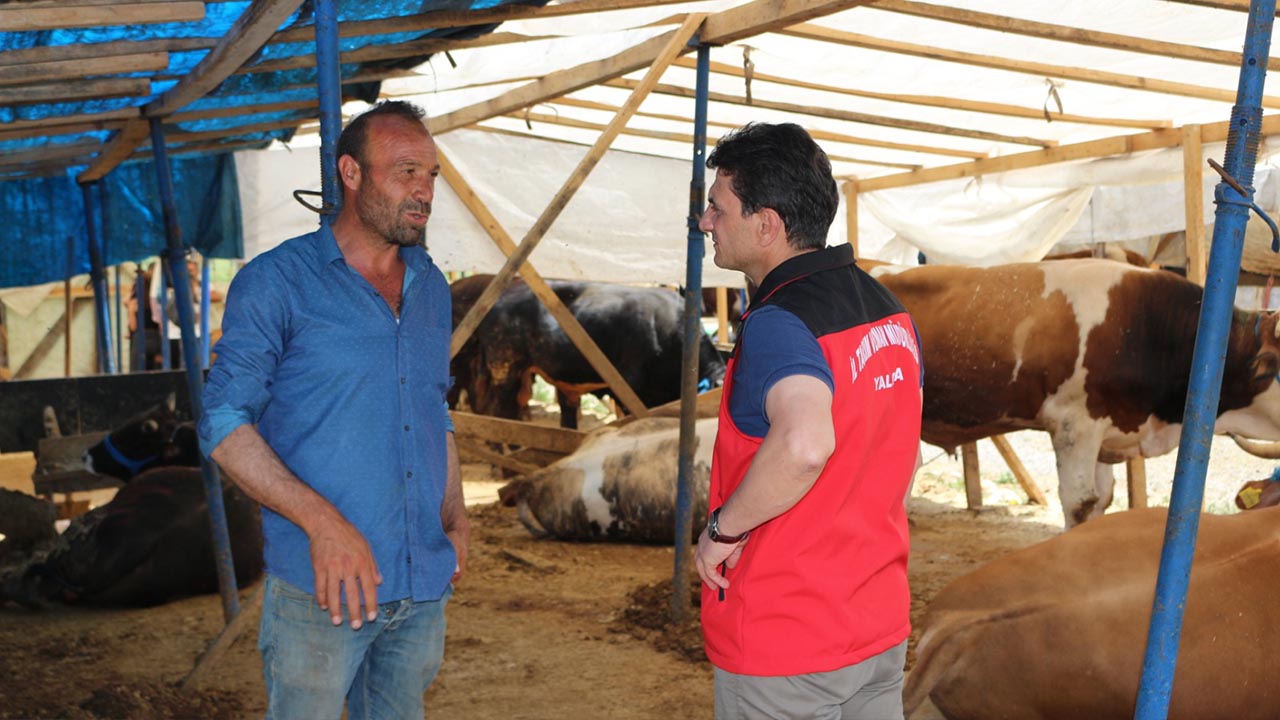 Yalova Il Tarim Orman Mudur Suat Parildar Kurban Pazar Ziyaret (6)