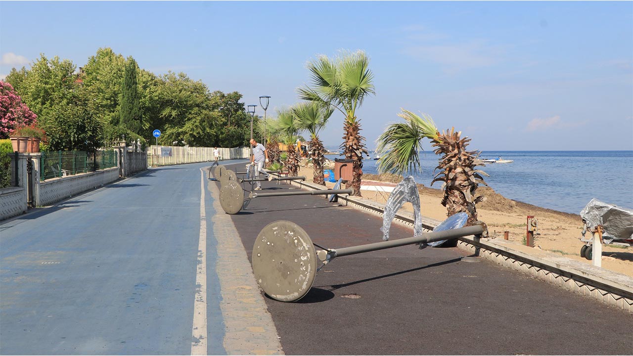 Yalova Belediye Ciftlikkoy Neon Aydinlatma Sahil Calisma (1)