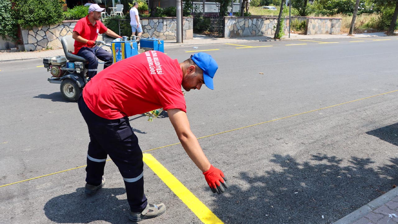 Yalova Belediye Sehit Yasar Kus Cadde Asfaltlama Serit Cizgi Boyama (3)