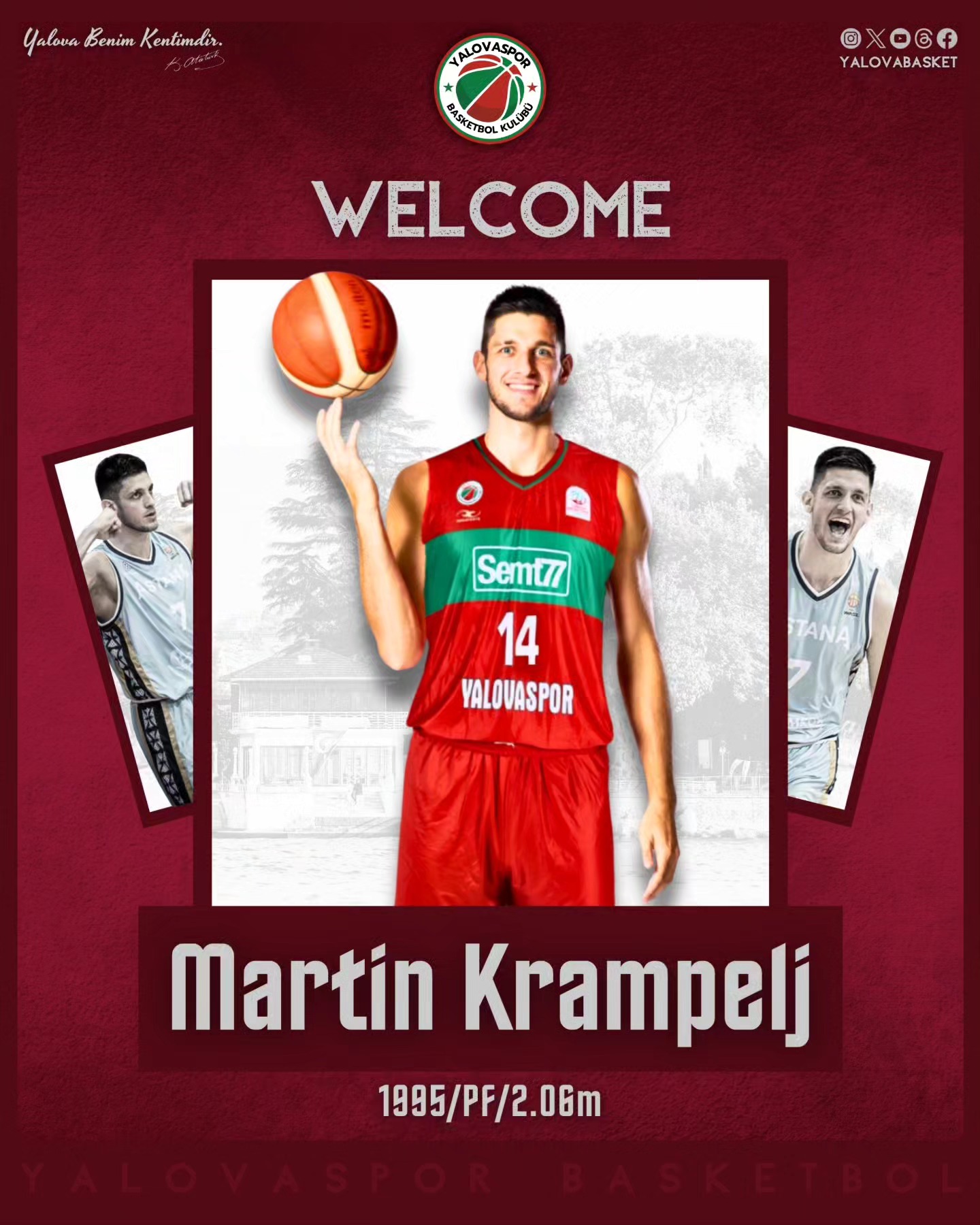 Yalova Yalovaspor Basketbol Super Lig Kisa Forvet Transfer (1)