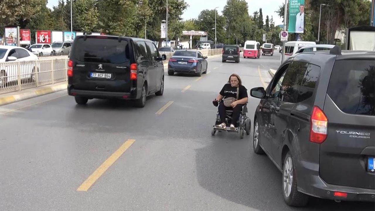 Yalova Engelli Tekerlekli Sandalye Tehlike Yol(3)