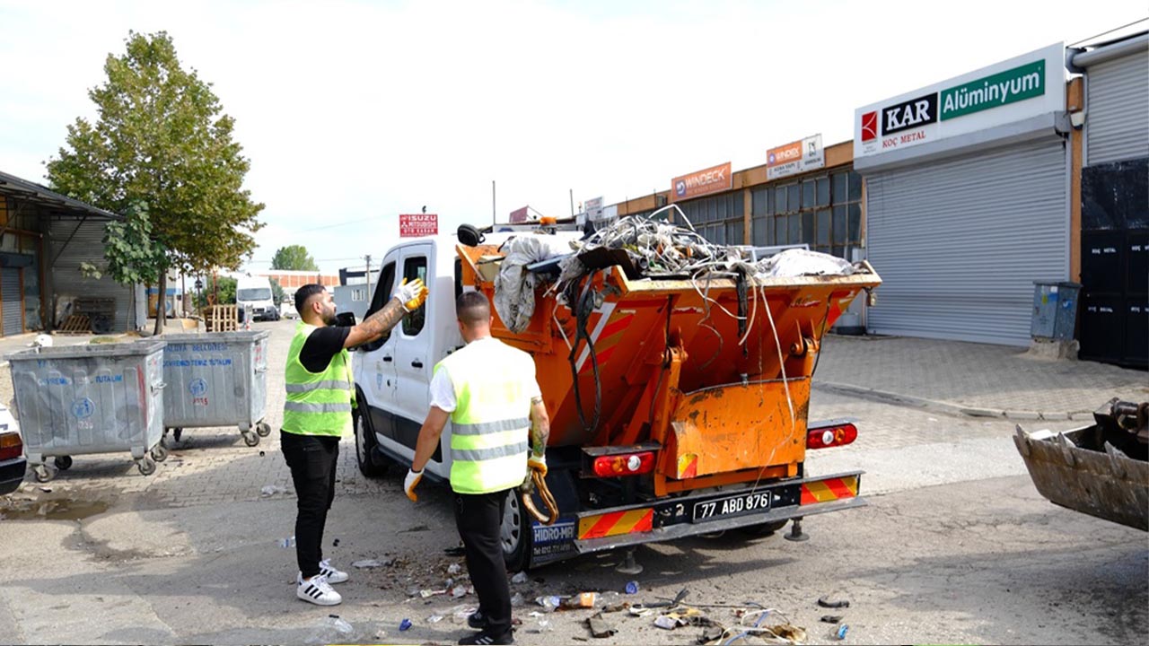 Yalova Belediye Kirazli Sanayi Site Kati Atik Temizlik (7)