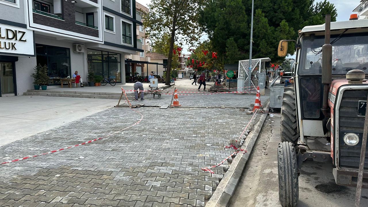 Yalova Ciftlikkoy Belediye Yol Kaldirim Calisma Sokak (4)