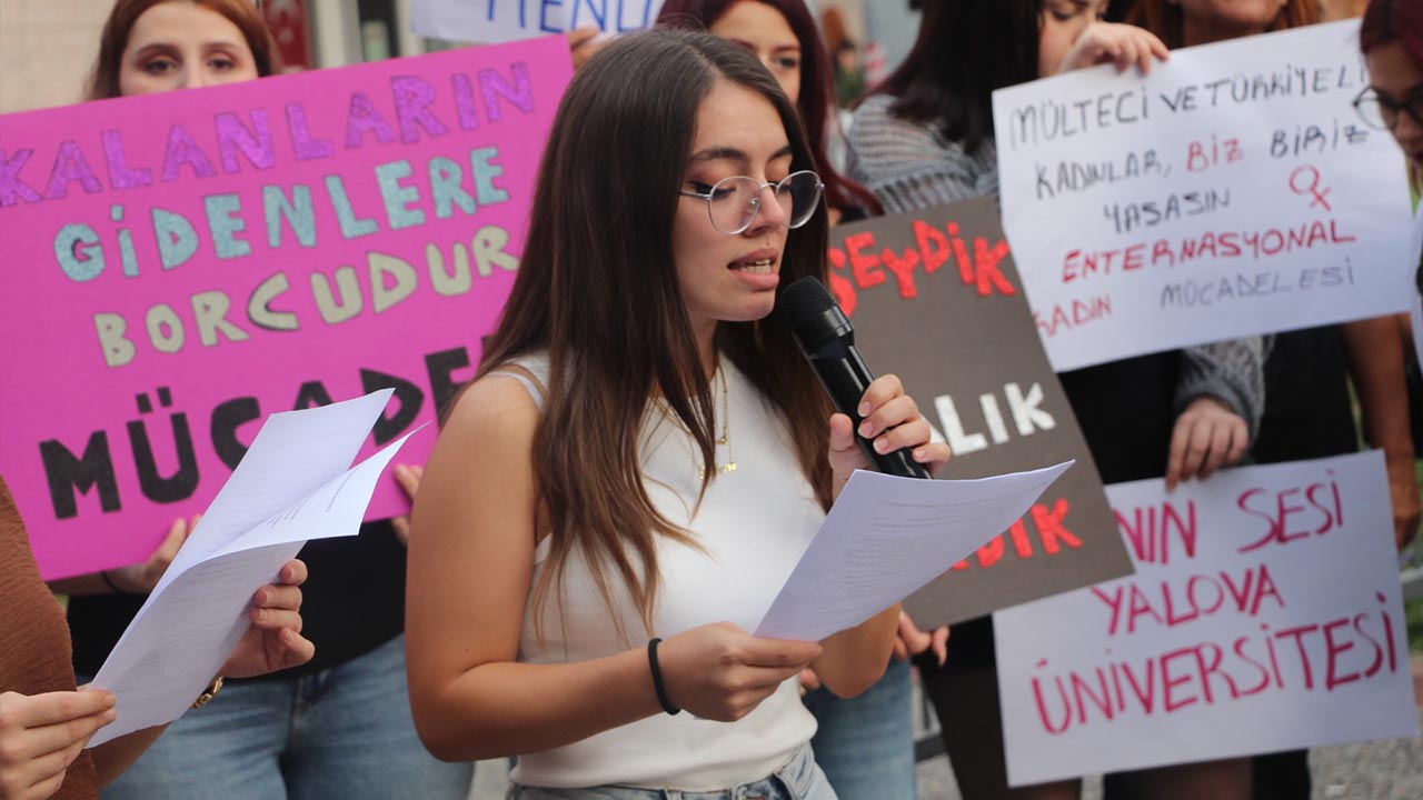 Yalova Kadin Direnis Gucler Universite Ogrenci Siddet Cinayet Tepki Basin Aciklama Haber (3)