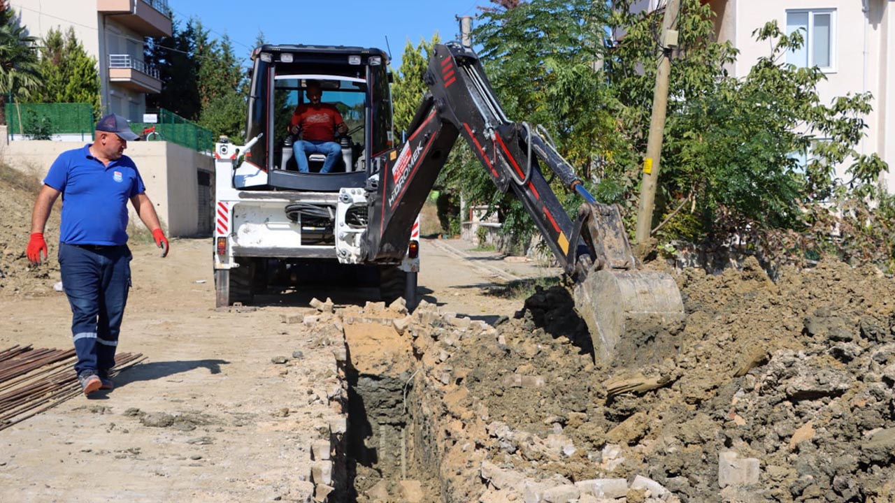 Yalova Belediye Cinarli Cadde Kanalizasyon Calisma (3)