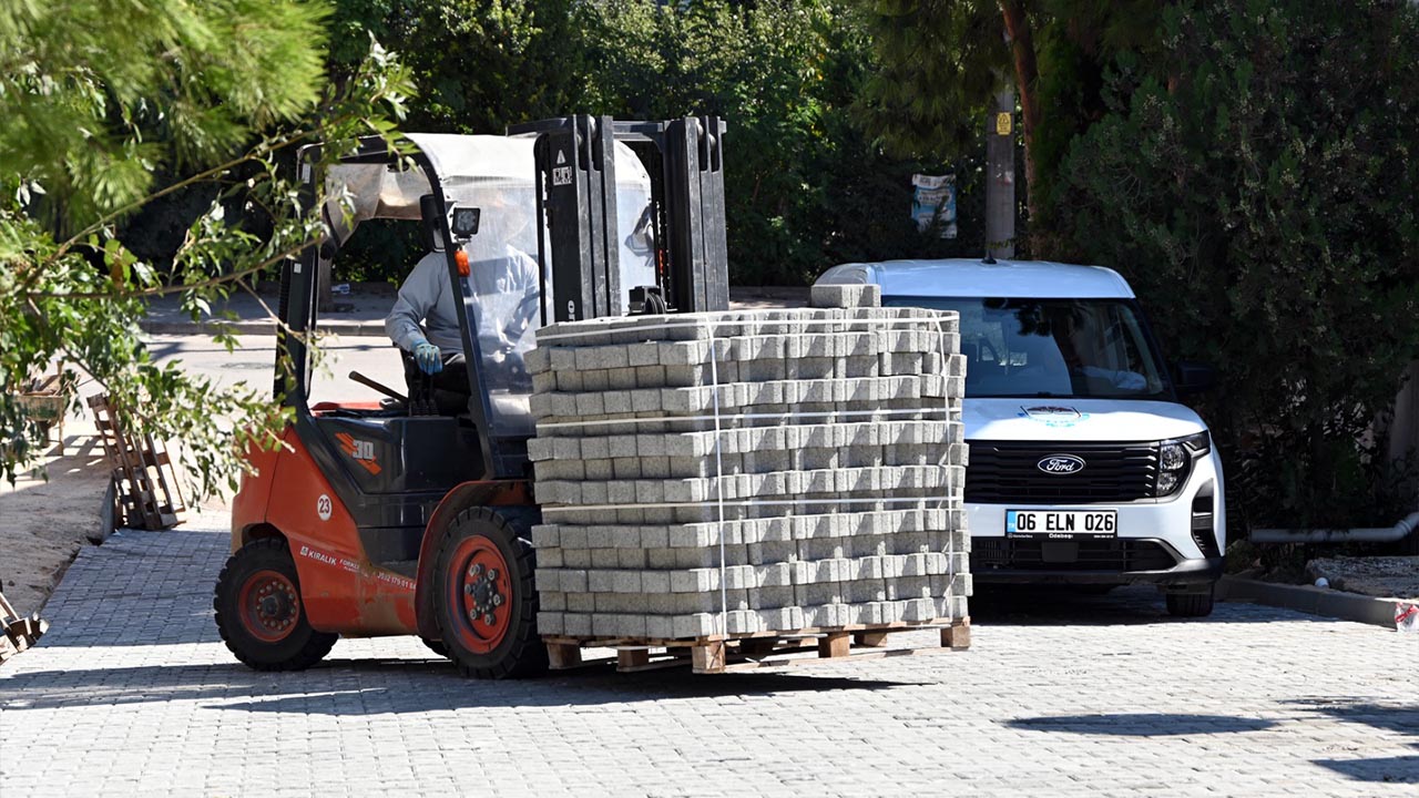 Yalova Belediye Fen Isleri Tac Sokak Ismetpasa Mahallle Parke Tas Doseme Calisma (5)