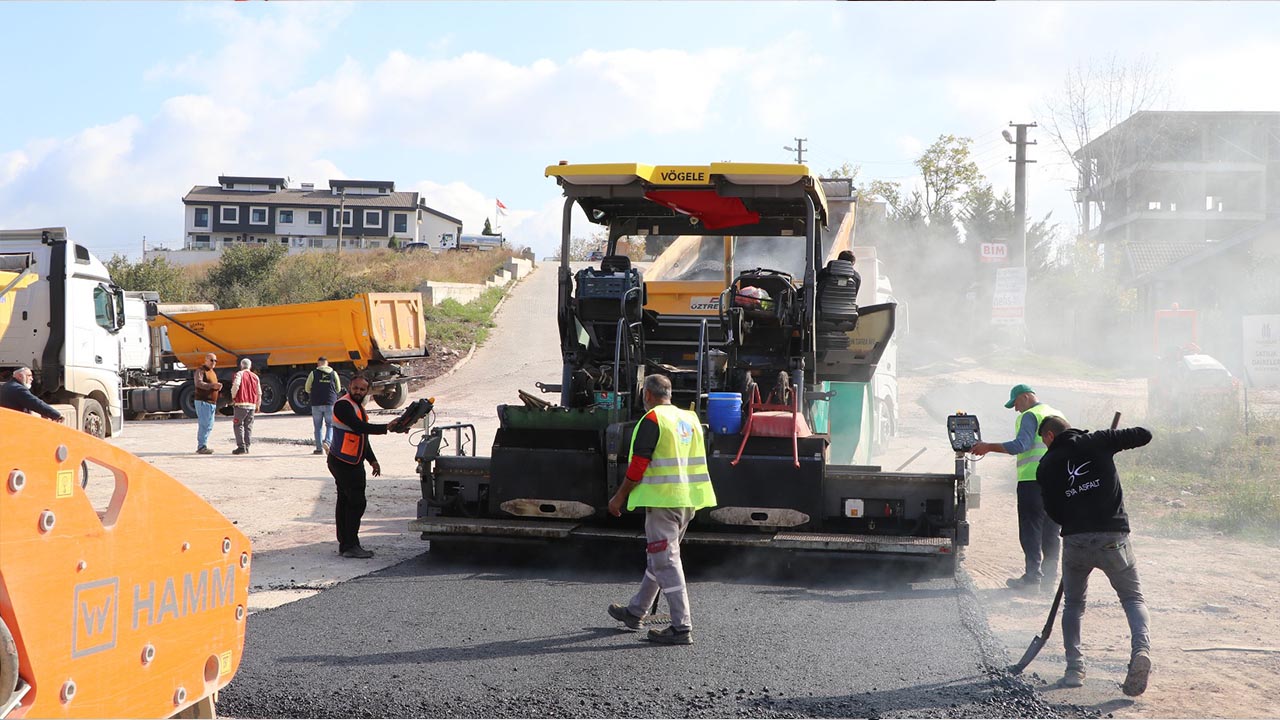 Yalova Ciftlikkoy Belediye Baskan Adil Yele Asfalt Calisma (3)