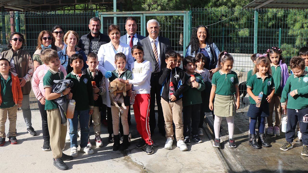 Yalova Cinarcik Ogrenci Ilkokul Dunya Hayvanlari Koruma Gun Merkez Ziyaret (5)