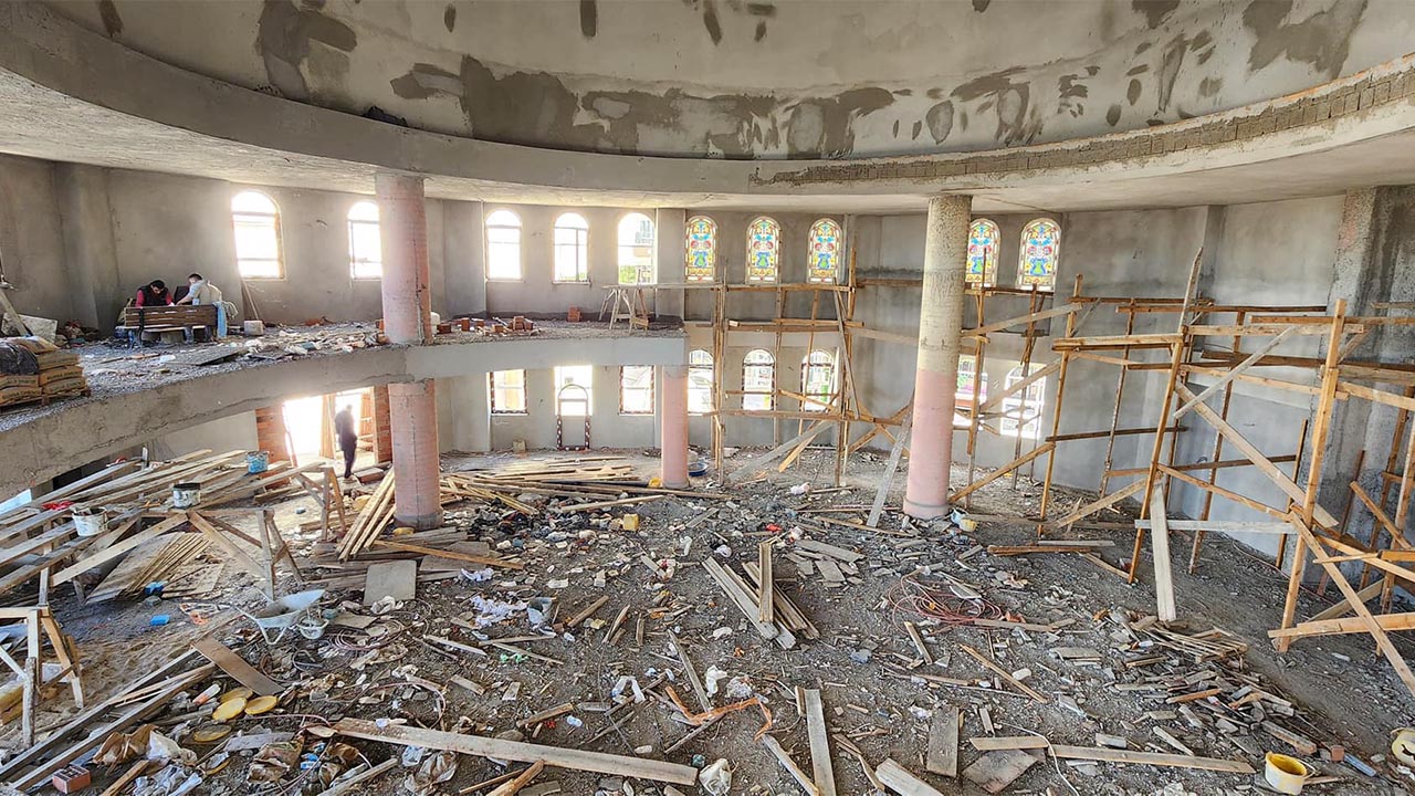 Yalova Esenkoy Merkez Cami Yikim Yapim Asama Calisma Yukselme (5)